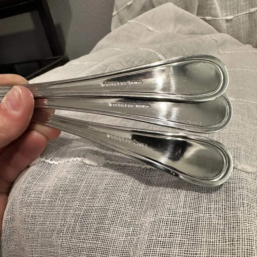 Serving Forks: Stainless, Set of 3, Elegant Serving Utensils, Serving Forks